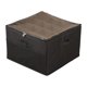 thumbnail image 2 of Organizador de zapatos para armario con asas, portátil, plegable, con tapa transparente, caja de almacenamiento para tacones, dormitorio, lavadero, Negro, 2 of 8