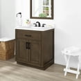 thumbnail image 5 of Ove Decors Bailey 30 in W x 22 in D Almond Latte Bathroom Vanity with Engineered Quartz Countertop, 5 of 16