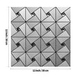 thumbnail image 3 of Art3d 11.8"×11.8" 10-Sheet Peel and Stick Backsplash Metal Mosaic Tiles for Kitchen Indoor Wall Decor, 3 of 11