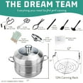 thumbnail image 4 of Canning Pot-Canning supplies starter kit, Stainless Steel Canning Tool Kit, Water bath canner with rack for canning, 4 of 8