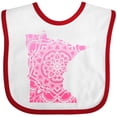 thumbnail image 3 of Inktastic Minnesota Silhouette Mandala Boys or Girls Baby Bib, 3 of 4
