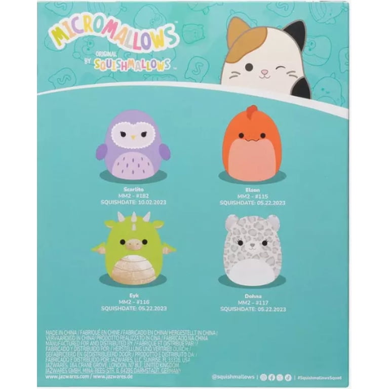 Original Squishmallows™ Mini 2.5 Inch Plush Micromallows Blind Pack Original Squishmallows™ Mini 2.5 Inch Plush Micromallows Blind Pack