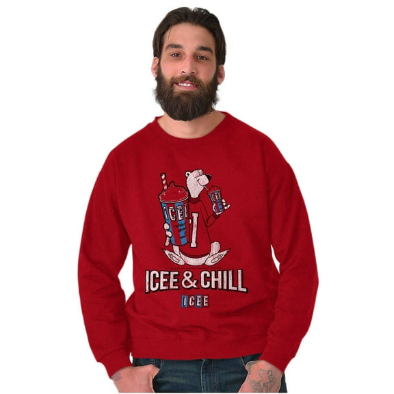Icee And Chill Vintage Polar Bear Sweatshirt for Men or Women Brisco Brands S