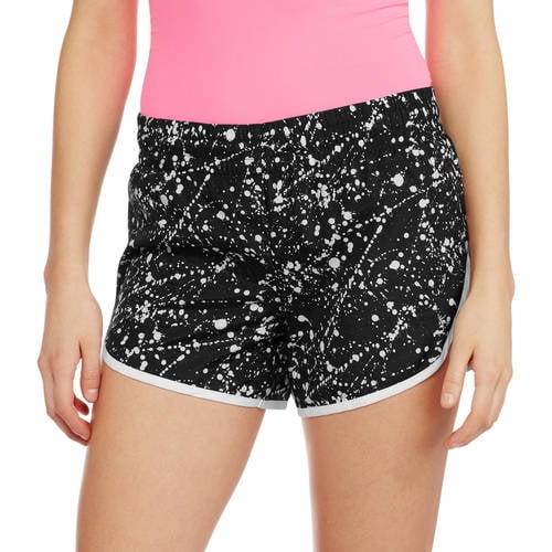 Danskin Now Women's Active Dolphin Woven Running Shorts with BuiltIn