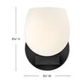 thumbnail image 2 of 57020BK-LL Hinkley Lighting Mae - 5W 1 LED Small Bath Vanity-6.75 Inch Tall and 5.25 Inch Wide-Black Finish, 2 of 7