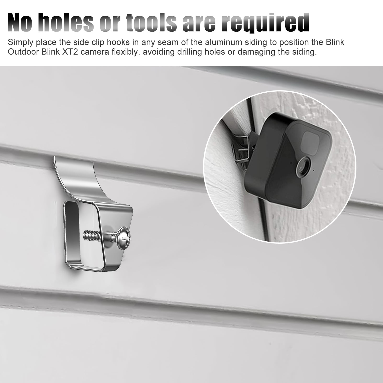 Hooks Hook Outdoor Light Hangers Security Camera Clips Siding No Nails  Decoration Stainless Steel Drilling Needed No Hole From 9,21 €