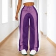 thumbnail image 2 of JIAYUE Women's Pants Ankle Length Elastic Waist Comfortable Loose Fit Trousers With Drawstring For Home Wear Travel Casual Bottoms For Women, 2 of 6