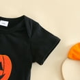 thumbnail image 6 of Vividxx Baby Girl Halloween Outfits Sets Short Sleeve Pumpkin Print Romper Tutu Skirts Cute Halloween Baby Clothes Birthday Dailywear, 6 of 9