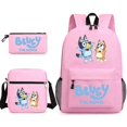 thumbnail image 1 of Mochila escolar de tres piezas Bluey, 1 of 1