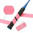thumbnail image 3 of Uxcell 43.3" Non-Slip Tennis Racket Overgrip Tape Wraps with Hole Pink 9 Pack, 3 of 6