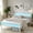 White, variant on Chuangshuo Guard Full Size Bed Frame with LED Storage Headboard, Metal Platform Bed, Noise-Free, White