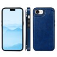 thumbnail image 4 of Compatible with iPhone 16e Case, with PU Leather Credit Card Holder Magnetic Back Stand Cell Accessories Flip Purse Slim Design Phone Cover for iPhone 16e Women Men, Darkblue, 4 of 11