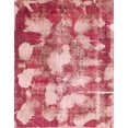 thumbnail image 1 of Ahgly Company Machine Washable Indoor Rectangle Abstract Pastel Pink Area Rugs, 8' x 12', 1 of 7