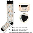 thumbnail image 3 of FREEAMG Color Dots Compression Socks for Women Men,Knee High Stockings for Athletic Sports,Running,Travel, 3 of 7