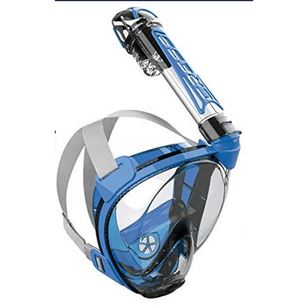 Cressi Cressi Duke Dry Full Face Mask CLEAR/BLUE S/M