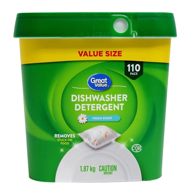 Great Value Automatic Dishwasher Detergent Pacs