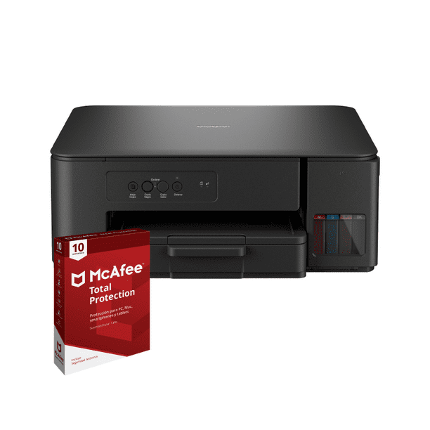 MULTIFUNCIONAL BROTHER DCP-T230 INKBENEFIT TANK USB Y ANTIVIRUS MCAFEE LICENCIA DIGITAL