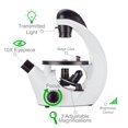 thumbnail image 3 of Microscopio STEM iQcrew 40X-500X invertido con láminas, 3 of 8