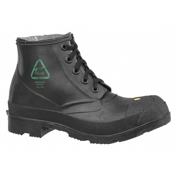 Onguard 6" Height Men's Work Boots, Steel Toe Type, Black, Size 12D 86604 12 00