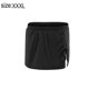 thumbnail image 2 of Falda de baño dividida con cintura para mujer Parte inferior de baño deportiva con falda con cordón y braguitas incorporadas - Negro, 2 of 7