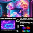 thumbnail image 3 of Sunnyway USB Door Frame Cloud Lighting, Pastel Purple Pink Blue Ambient Glow for Doors, Stairs, TV, Halloween & Christmas Decor, Gift for Home & Party, 3 of 9