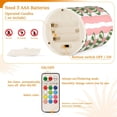 thumbnail image 4 of 2 PCS Flameless Candles with Remote Timer LED Battery Operated Flickering Candle Light for Wedding Table Home Decoration Gifts Watermelons Pattern, 4 of 7