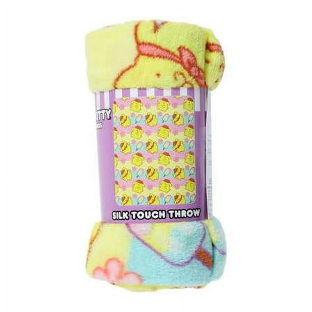 Sanrio Hello Kitty And Hot Air Balloons Plush Throw Blanket, 40 in x 50 in