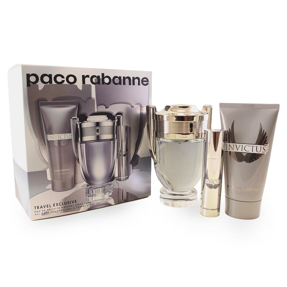 Invictus 3 Pc. Gift Set ( Eau De Toilette Spray 3.4 Oz + Eau De