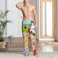 thumbnail image 6 of Lsque Pikmin Print Men's Pajama Pants, Lounge Pant - Comfortable Home Wear,Elastic Waistband, Stylish Design-Medium, 6 of 9