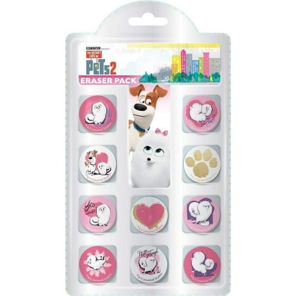 The Secret Life Of Pets Effaceurs 2 Personnages (Lot de 10)