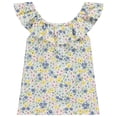 thumbnail image 4 of BTween 4-Pack Girls' Tops, Tees & Blouses - Short Sleeve Tshirts, Ruffle Top, Off Shoulder Shirt, Floral/Stripe/Elephant/10-12, 4 of 5