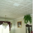 thumbnail image 3 of 20x20 Styrofoam Ceiling Tiles Glue-Up Decorative Panels for Easy DIY Install, Home & Basement Renovation. R1 Alfa, Plain White, Lot/48, 3 of 5