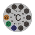 thumbnail image 1 of Fish Tank Thermometer Sticker, Large LCD Display, Waterproof, Easy to Apply, No Battery Needed, 1 of 8