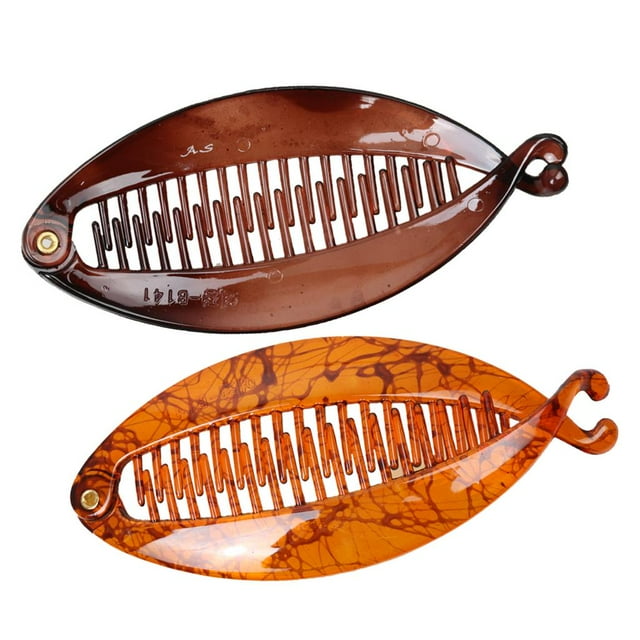 2 piezas de pinzas para el cabello de pescado, pinza de , , plátano, accesorios para el cabello, Zulema Peine Clip para el cabello Barrette