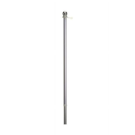 Valley Forge Flag 7098189 60 in. x 5 ft. Brushed Aluminum Flag Pole with Sleeve