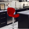 thumbnail image 3 of Jessar - Collection Supérieure Tabouret Pivotant Réglable, Ensemble de 2, Rouge, 3 of 3