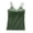 RYE1-Green, variant on Women Built-in Bra Camisole Tank Tops Sleeveless V Neck Croped Shirts Summer Spaghetti Strap Basic Tees Casual Slim Fit Breathable Cami Tanks