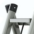 thumbnail image 3 of Step Ladder Folding 3 Steps Non Slip Waterproof Rustproof Household Handling Equipment Gray, 3 of 5