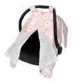 thumbnail image 2 of Naloa Flower Rabbit Baby Car Seat Cover, Breathable Baby Carrier Cover, Multiuse Baby Carrier Cover & Nursing Breastfeeding Cover, 2 of 5