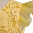 thumbnail image 4 of Vestido IBTOM CASTLE Flower Girls Amarillo 7-8 Años, 4 of 7