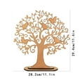 thumbnail image 3 of HongHeng Personalized Money Gifts - Birthday and Wedding Decoration - Wooden Money Tree - Money Gifts for Men Women Grooms - Guest Book, 3 of 7