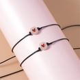 thumbnail image 4 of Pulsera para mujeres, hombres, cuentas de la suerte, amor, corazón, pulseras para parejas, chicas adolescentes, amistad, joyería que brilla en la oscuridad, 4 of 5