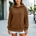 thumbnail image 4 of Guluxicc Women's Athletic Hoodies with Pocket Pullover Long Sleeve Hooded Blouses for Everyday Gym Workout Wear Fall Winter Casual Blouses, 4 of 6