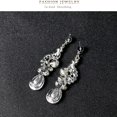 thumbnail image 2 of Collar decorativo nupcial de mujer Qarigey 3 unids/set diamantes de imitación blanco, 2 of 6