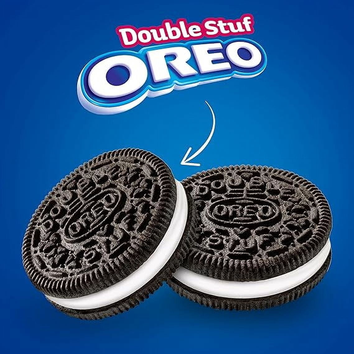 OREO Double Stuf Chocolate Sandwich Cookies, 14.03 oz (Pack of 4)