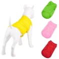 thumbnail image 2 of Shulemin Dog Vest Round Neck Elastic Cotton T-shirt Summer Pet Clothes Puppy Costume,Black S, 2 of 7