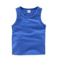 thumbnail image 2 of KYAIGUO Baby Infant Boys Cotton Undershirt Vest Toddlers Kids Summer Sleeveless Tank Tops Casual Solid Color Vest T-Shirts for 9M-10Y, 2 of 8