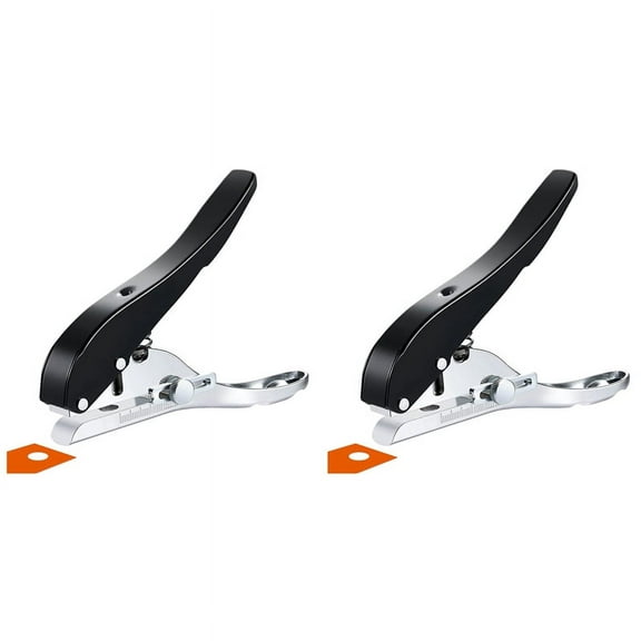 2X Hole Punch 1/4 Inch-6mm Single Punch, Heavy Duty Single, Portable Handheld Long