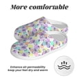 thumbnail image 6 of Lsque Butterflies on Polka Dots Pattern Womens Comfort Cotton on Scuff With Memory Foam and Anti-skid Sole Slipper-40/41, 6 of 7