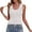 White, variant on Tiqkatyck Tank Top for Women's New Vacation Slim Fit Short Square Neck Hollowed Out Solid Color Vest Outside Knit Top Sleeveless Crochet Tunic Tops Summer Tops for Women Army Green L